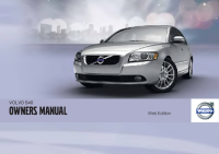 Volvo S40 - Owners manual 2012 
